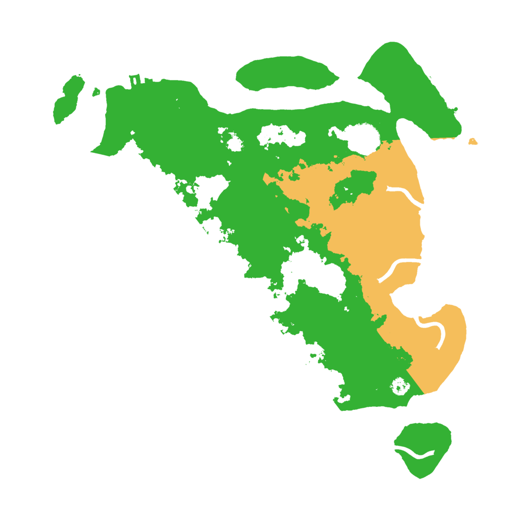 Biome Rust Map: Procedural Map, Size: 3000, Seed: 74937