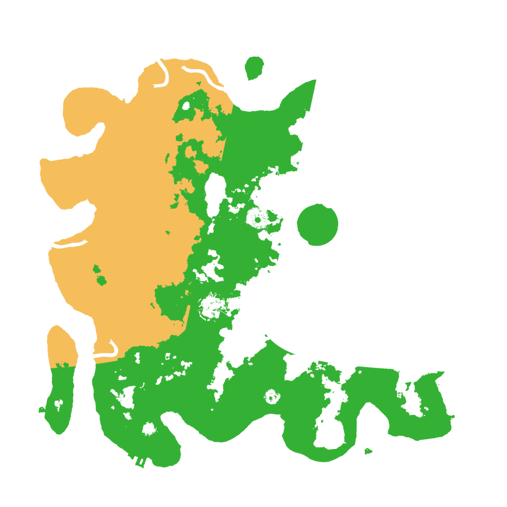 Biome Rust Map: Procedural Map, Size: 3500, Seed: 201443
