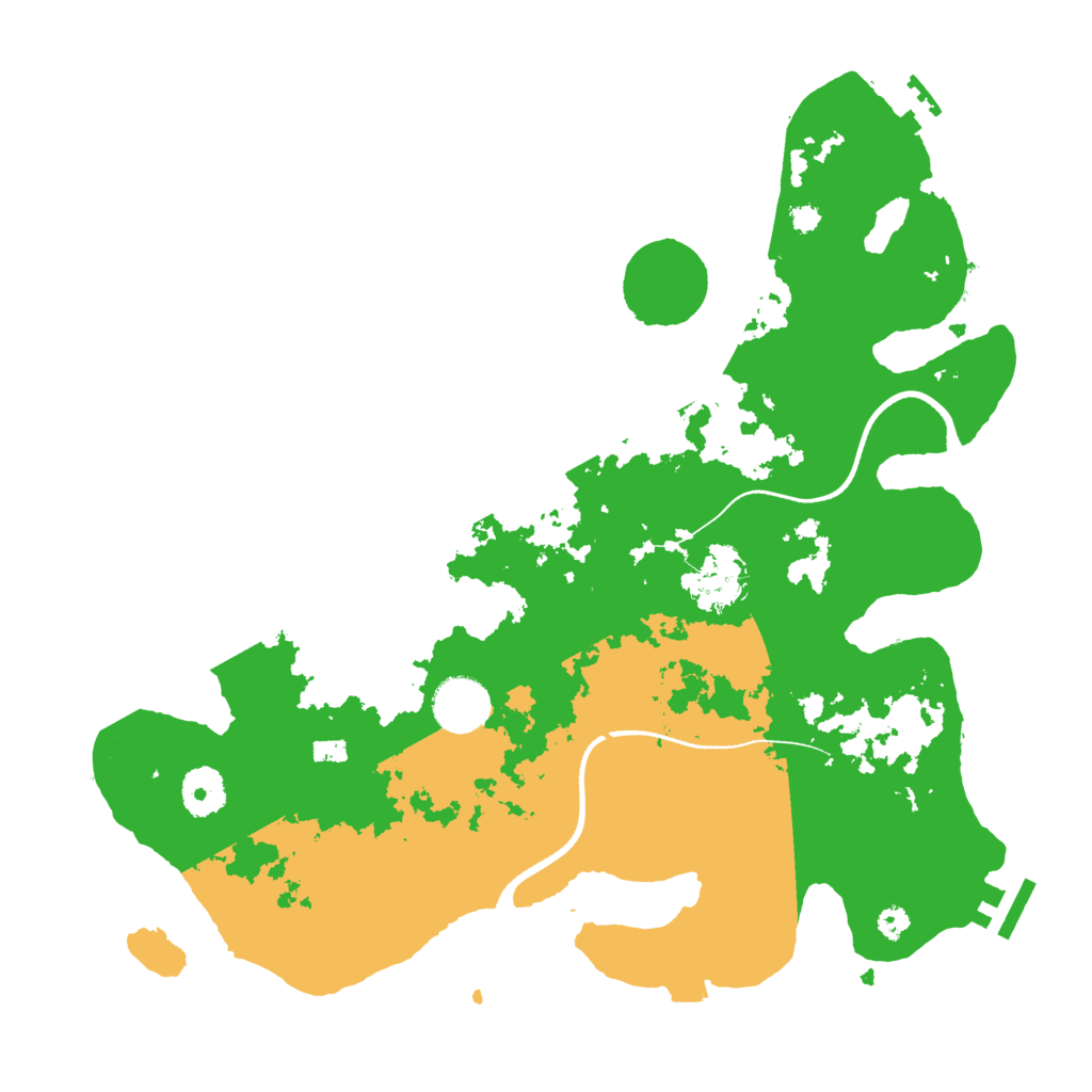 Biome Rust Map: Procedural Map, Size: 3500, Seed: 1108743240