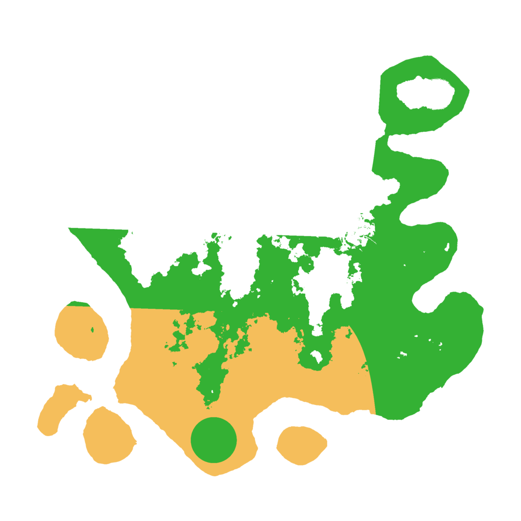 Biome Rust Map: Barren, Size: 3000, Seed: 876722695