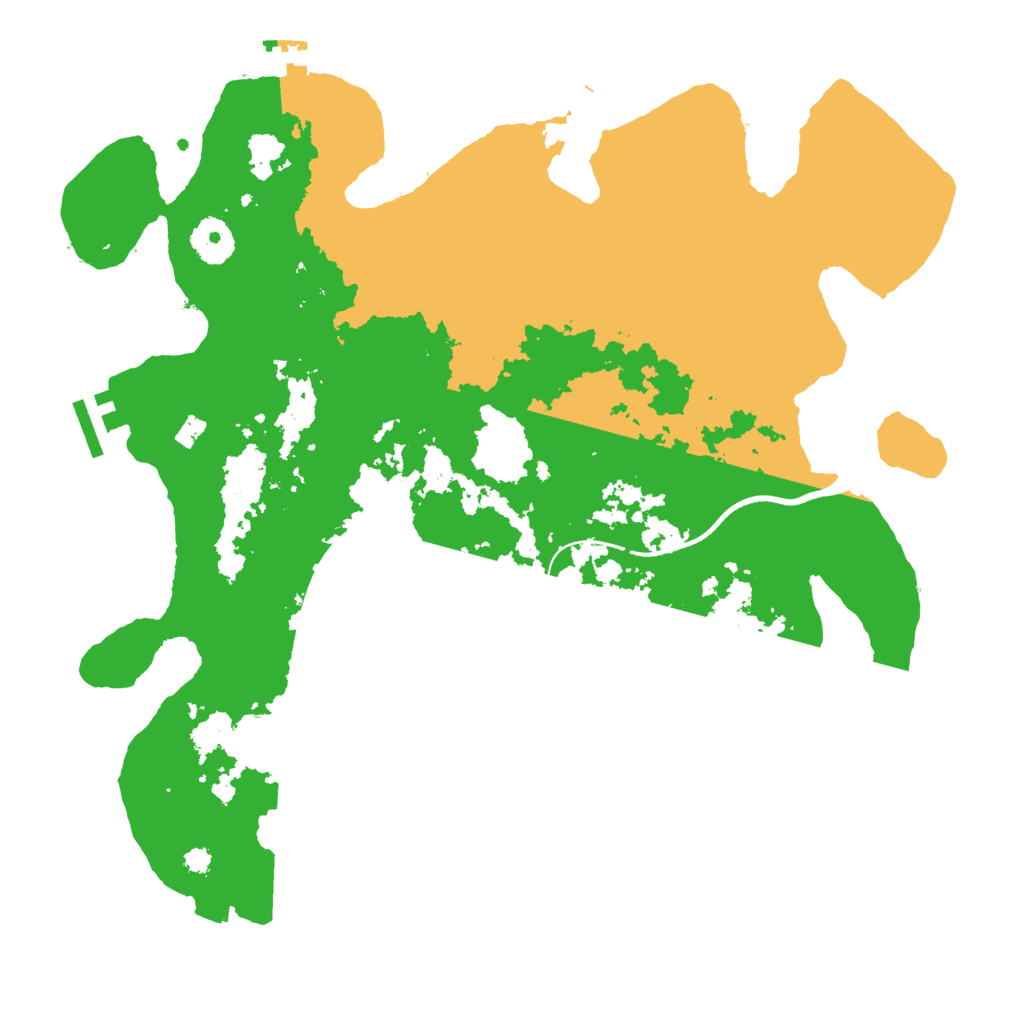 Biome Rust Map: Procedural Map, Size: 3500, Seed: 26520331