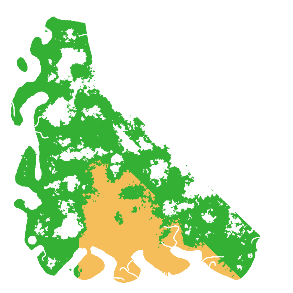 Biome Rust Map: Procedural Map, Size: 6000, Seed: 234815