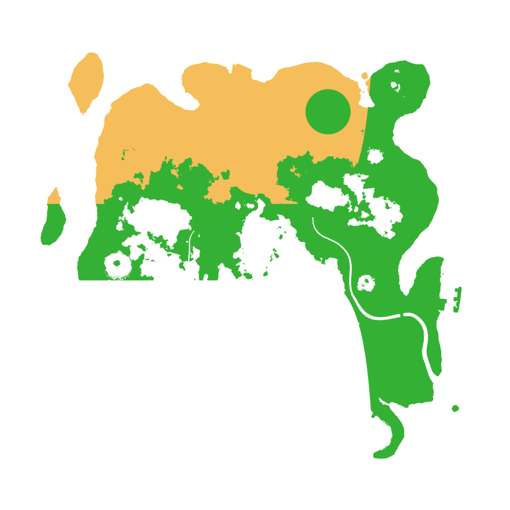 Biome Rust Map: Procedural Map, Size: 3000, Seed: 387986800
