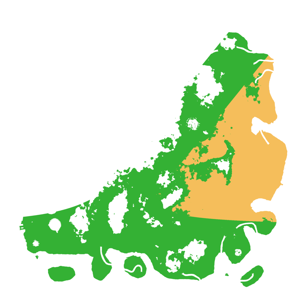 Biome Rust Map: Procedural Map, Size: 4500, Seed: 1437921550