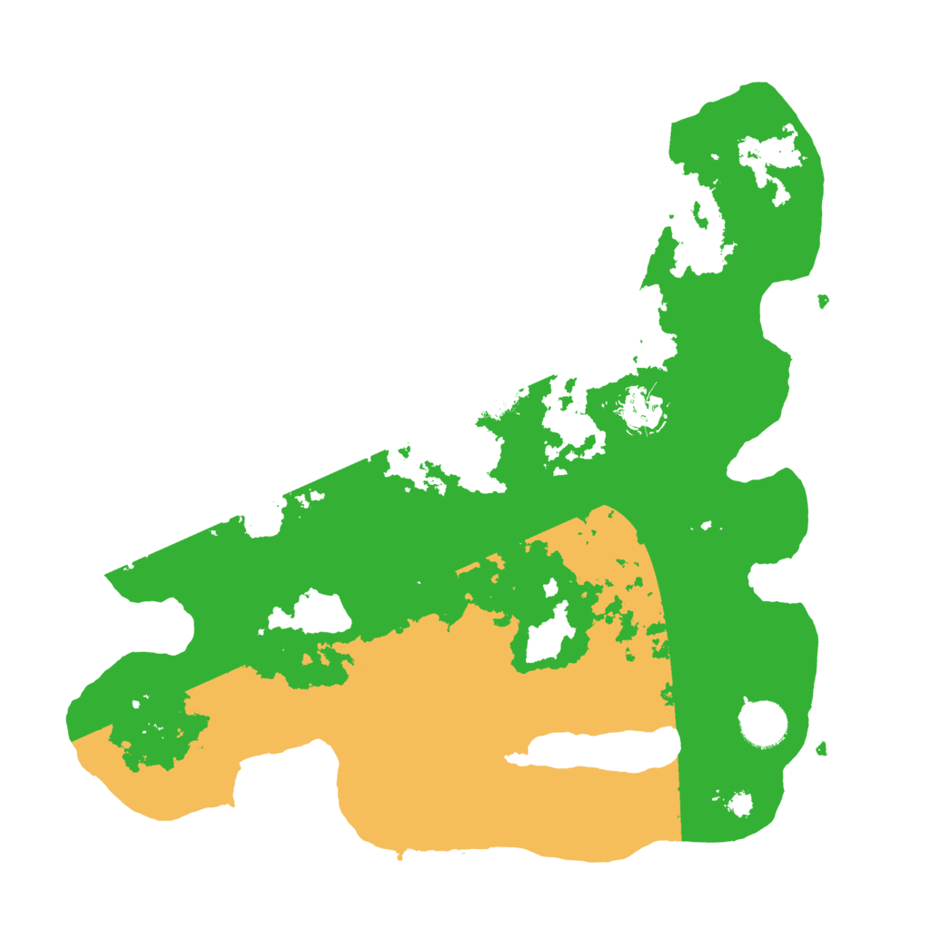 Biome Rust Map: Procedural Map, Size: 3500, Seed: 1339814111