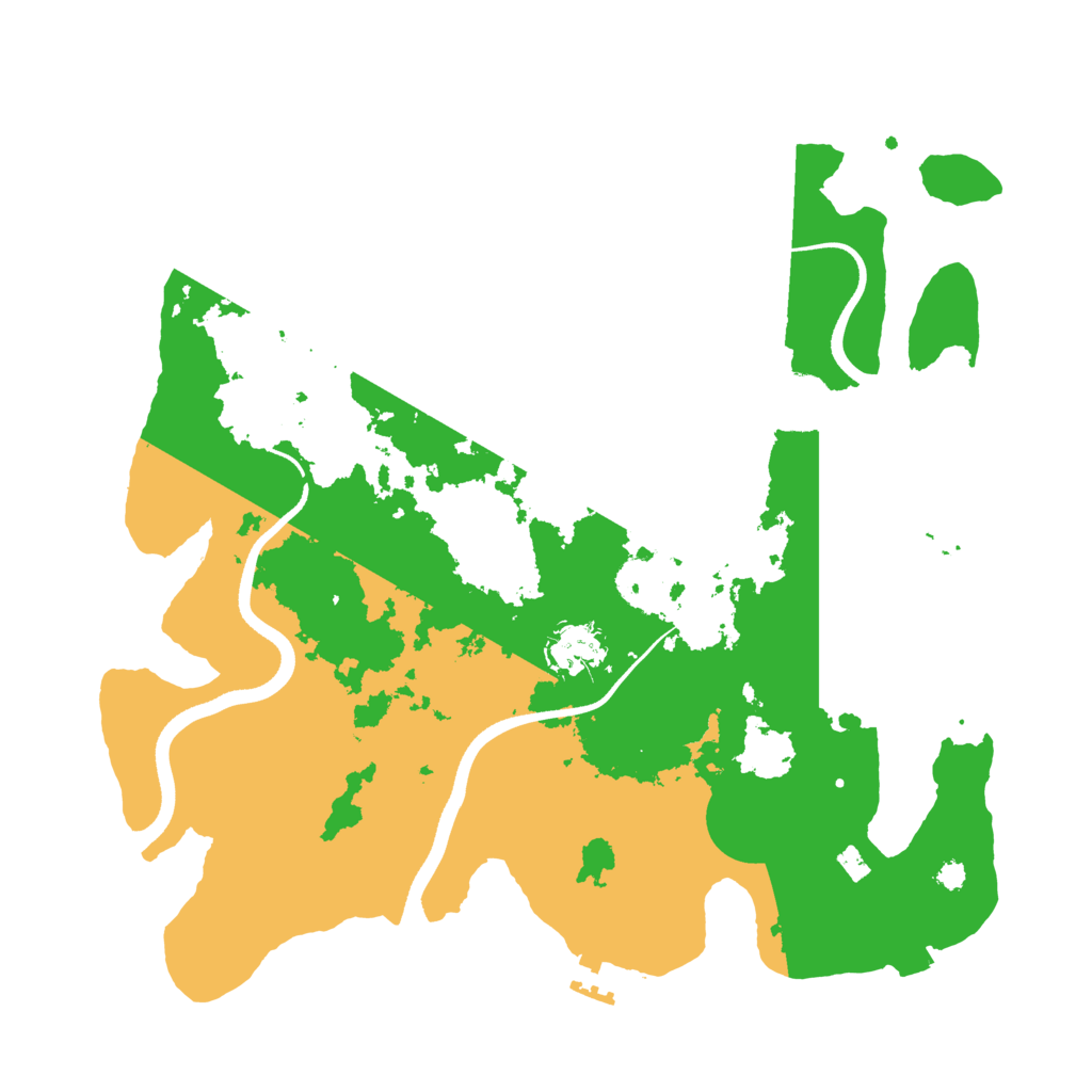 Biome Rust Map: Procedural Map, Size: 3500, Seed: 931950669
