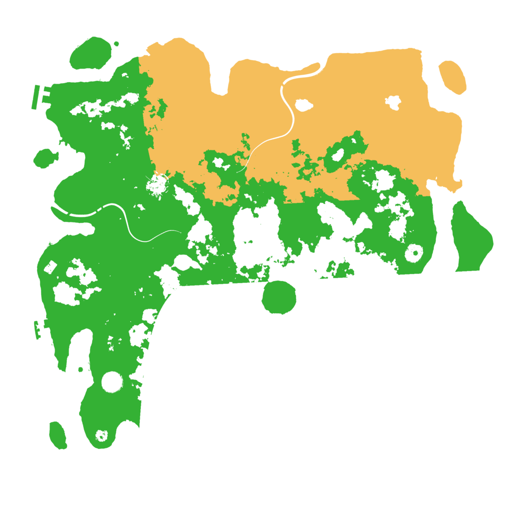 Biome Rust Map: Procedural Map, Size: 4250, Seed: 1989