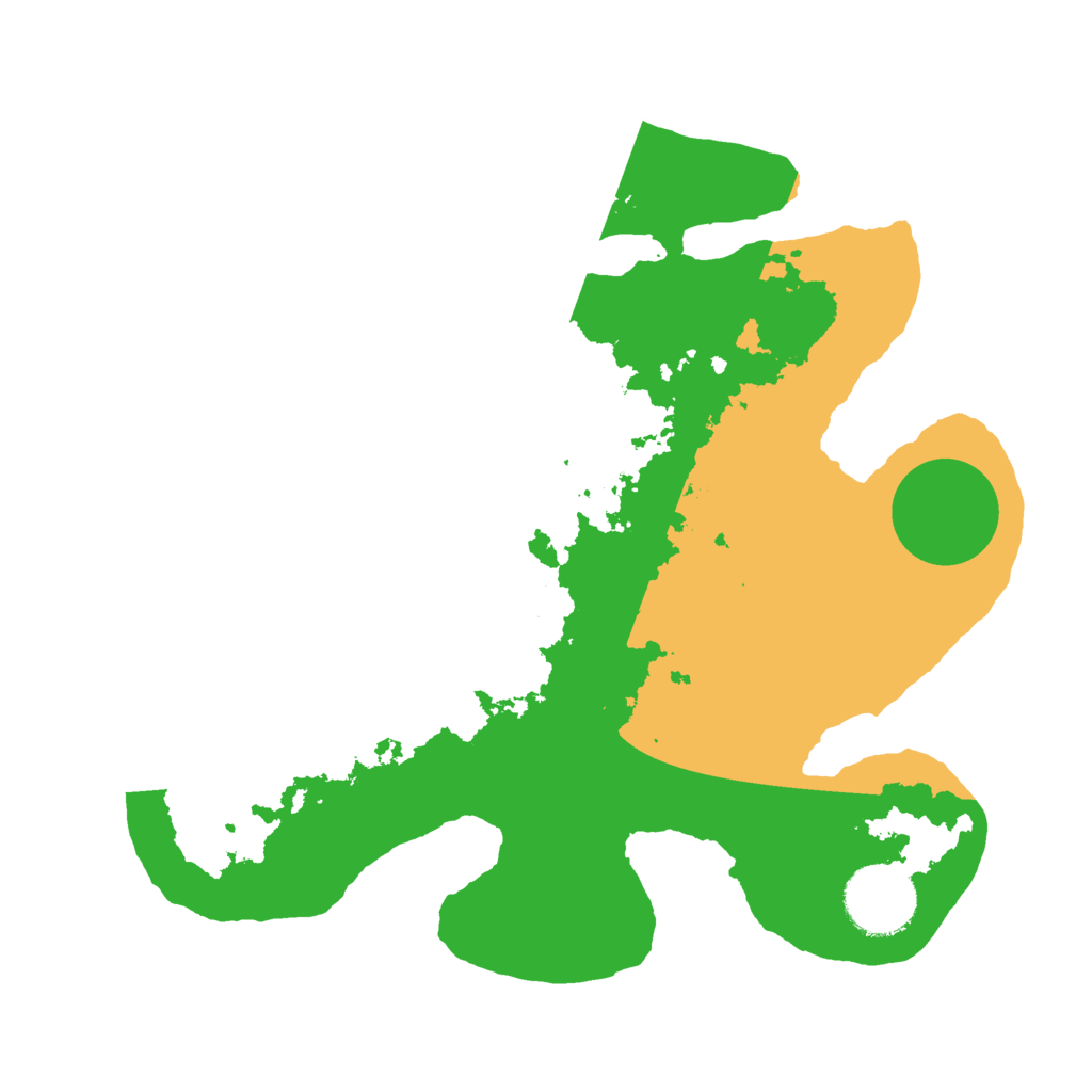 Biome Rust Map: Barren, Size: 2700, Seed: 12