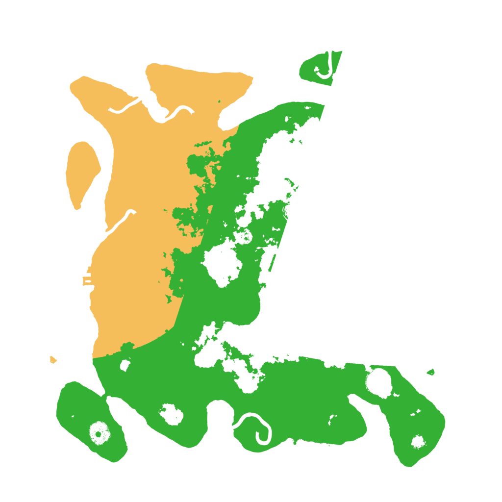 Biome Rust Map: Procedural Map, Size: 3500, Seed: 21836
