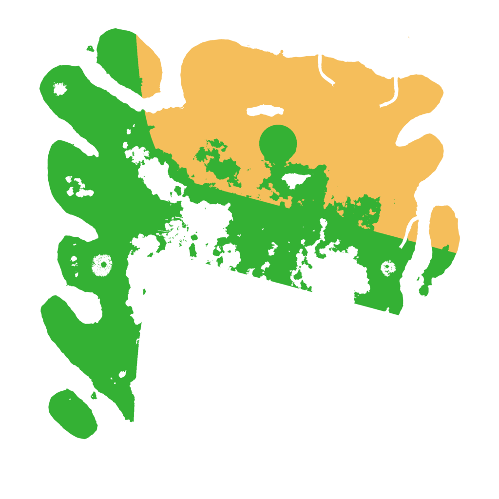 Biome Rust Map: Procedural Map, Size: 3500, Seed: 11081982