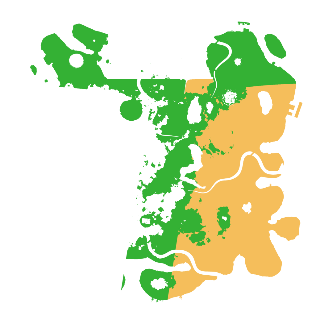 Biome Rust Map: Procedural Map, Size: 4000, Seed: 7761507