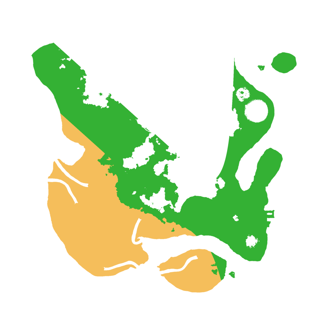 Biome Rust Map: Procedural Map, Size: 2500, Seed: 29877230