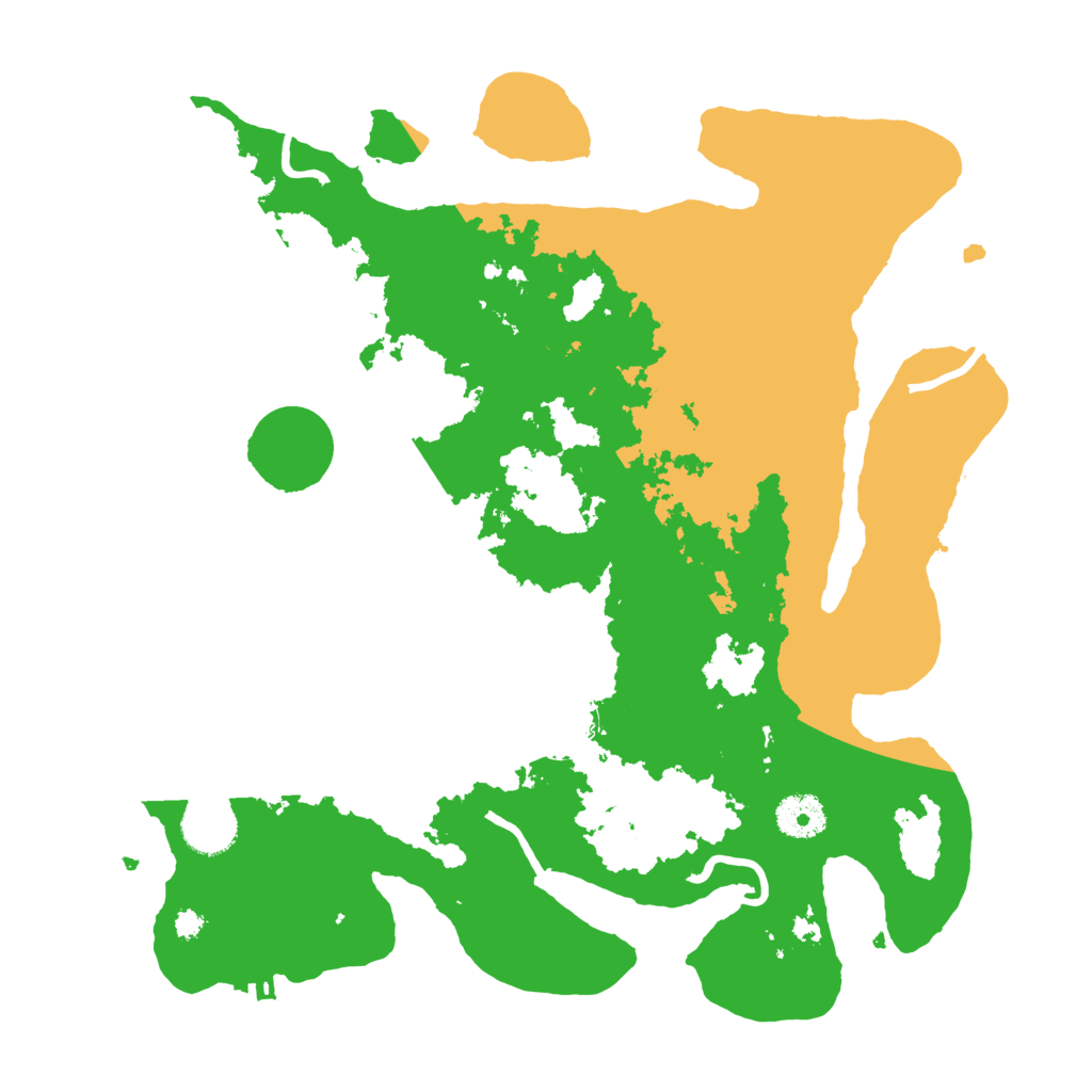 Biome Rust Map: Procedural Map, Size: 3500, Seed: 16629442