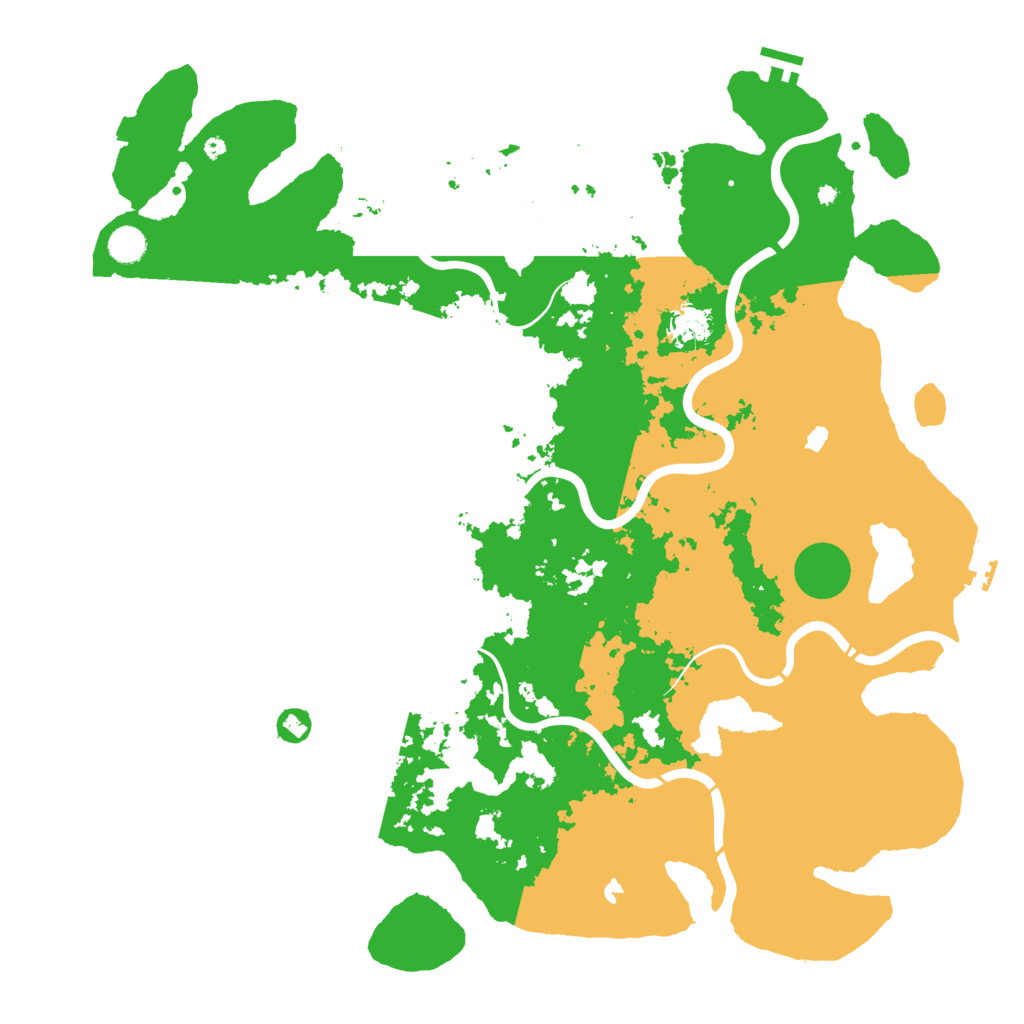 Biome Rust Map: Procedural Map, Size: 4800, Seed: 1614860469