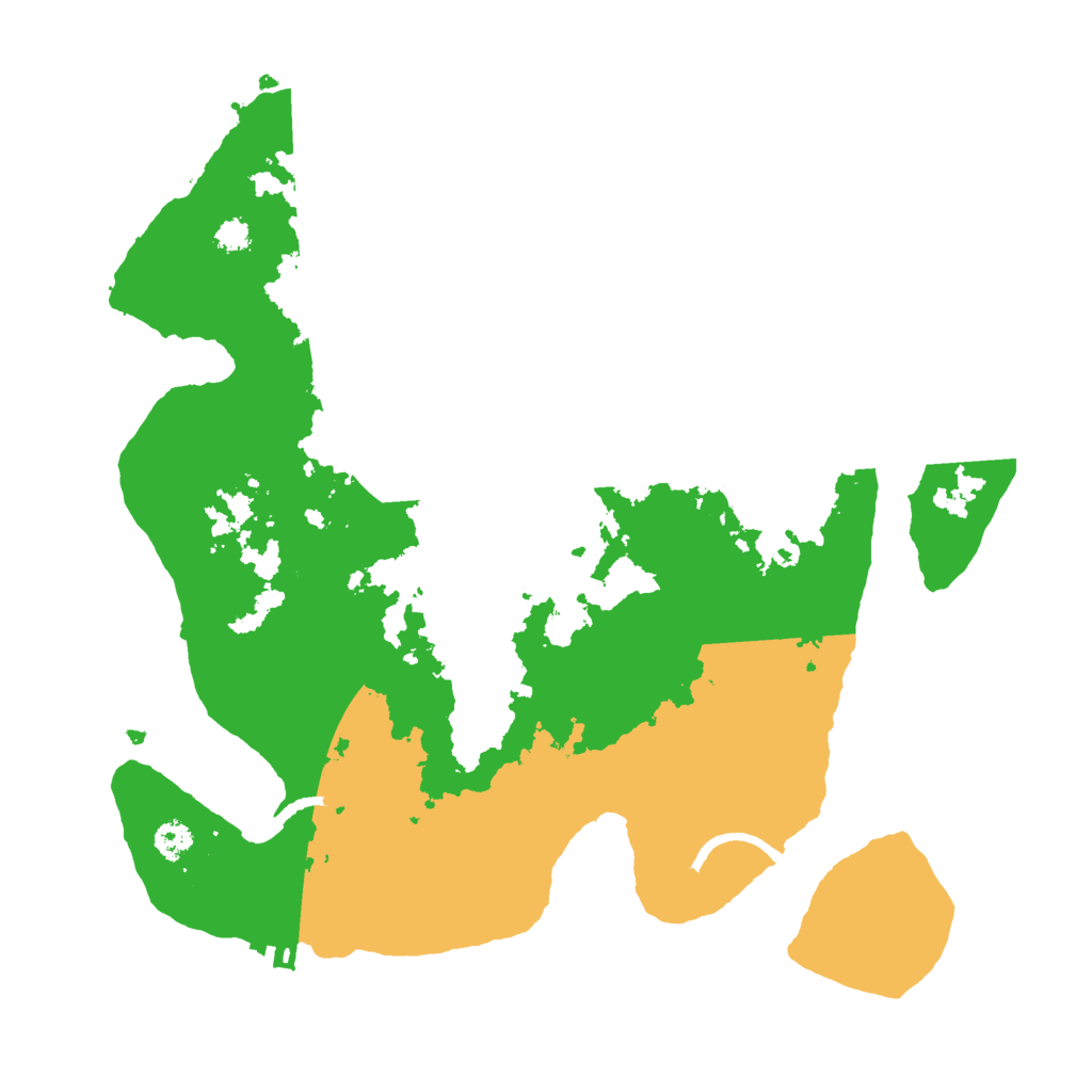 Biome Rust Map: Procedural Map, Size: 3000, Seed: 63520845