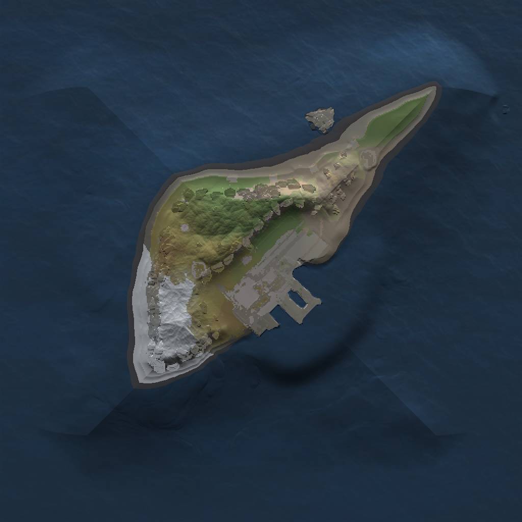 Rust Map: Procedural Map, Size: 1000, Seed: 88395921, 4 Monuments