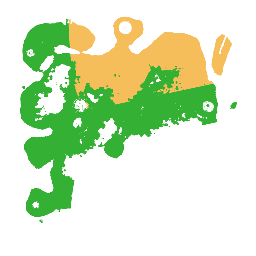 Biome Rust Map: Procedural Map, Size: 3500, Seed: 790355938