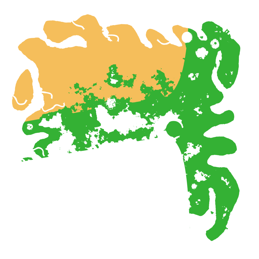 Biome Rust Map: Procedural Map, Size: 4300, Seed: 204899656