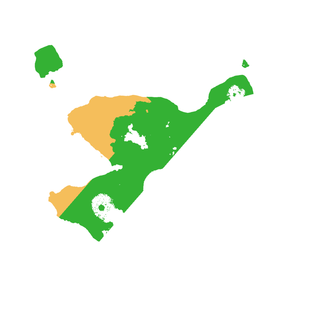 Biome Rust Map: Procedural Map, Size: 2000, Seed: 98813500