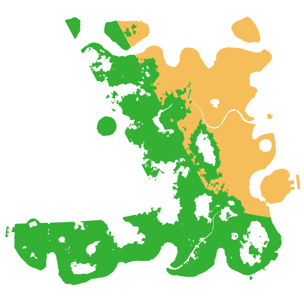 Biome Rust Map: Procedural Map, Size: 4250, Seed: 18803