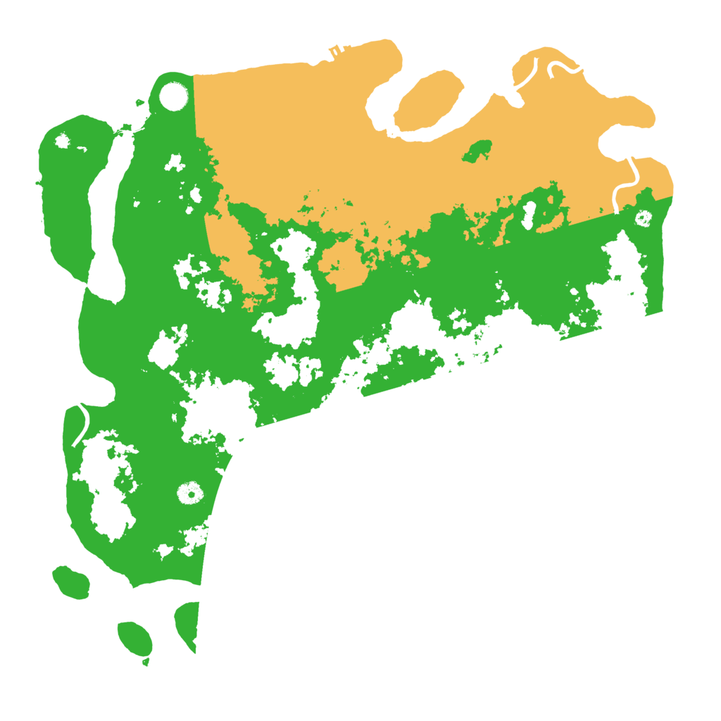 Biome Rust Map: Procedural Map, Size: 4500, Seed: 14563