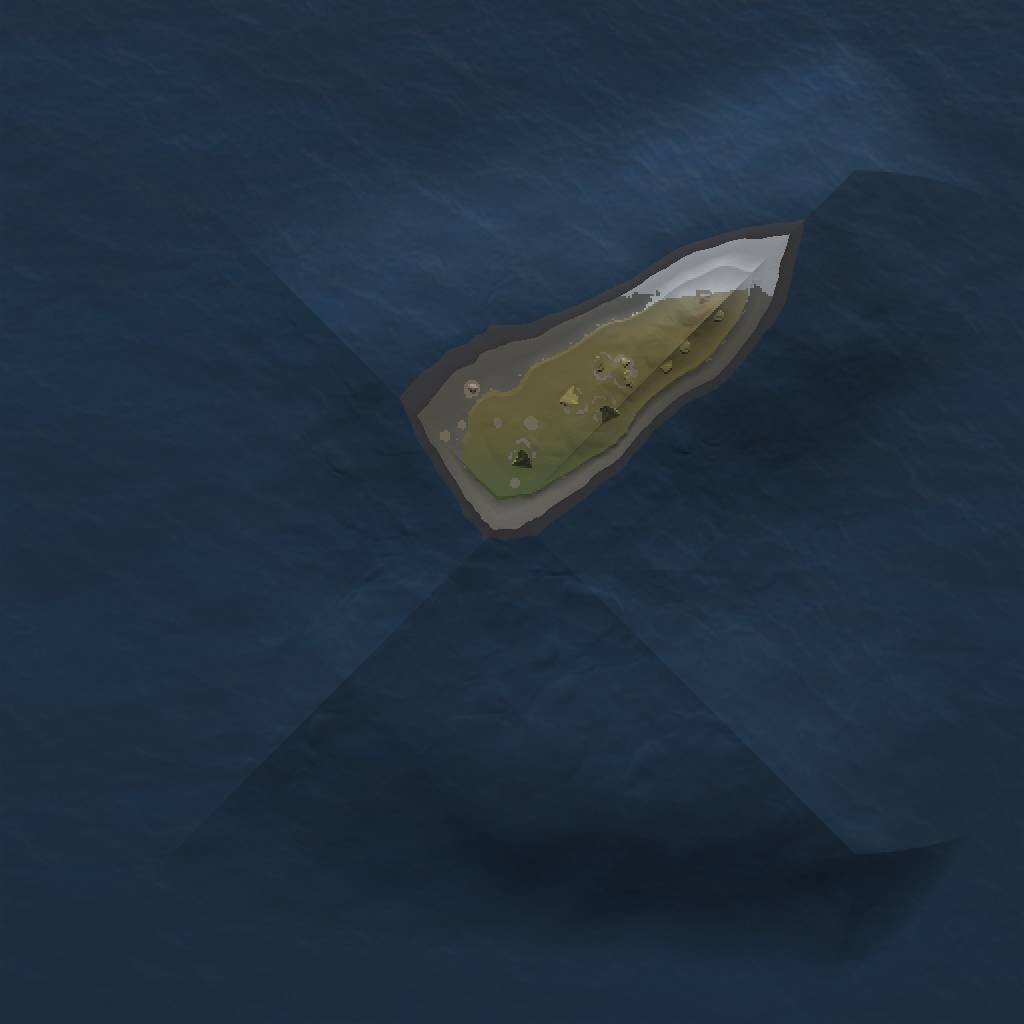 Rust Map: Procedural Map, Size: 1000, Seed: 1396670286, 3 Monuments