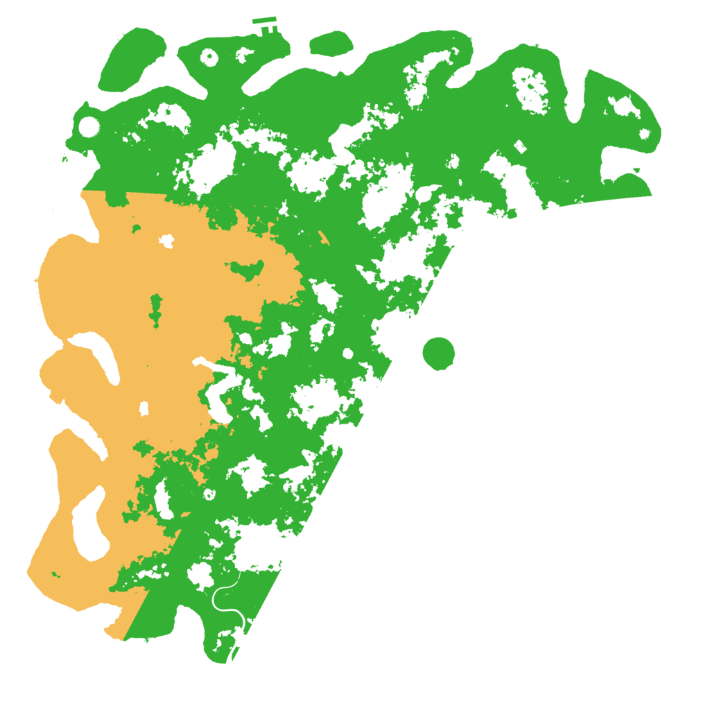 Biome Rust Map: Procedural Map, Size: 6000, Seed: 1145141919
