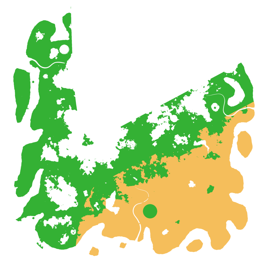 Biome Rust Map: Procedural Map, Size: 5000, Seed: 15674