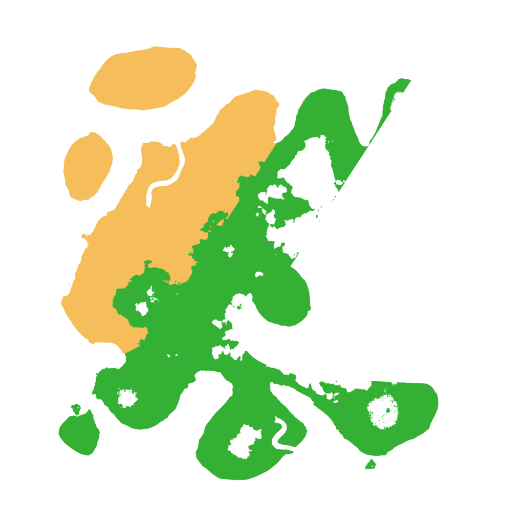 Biome Rust Map: Procedural Map, Size: 2500, Seed: 432124