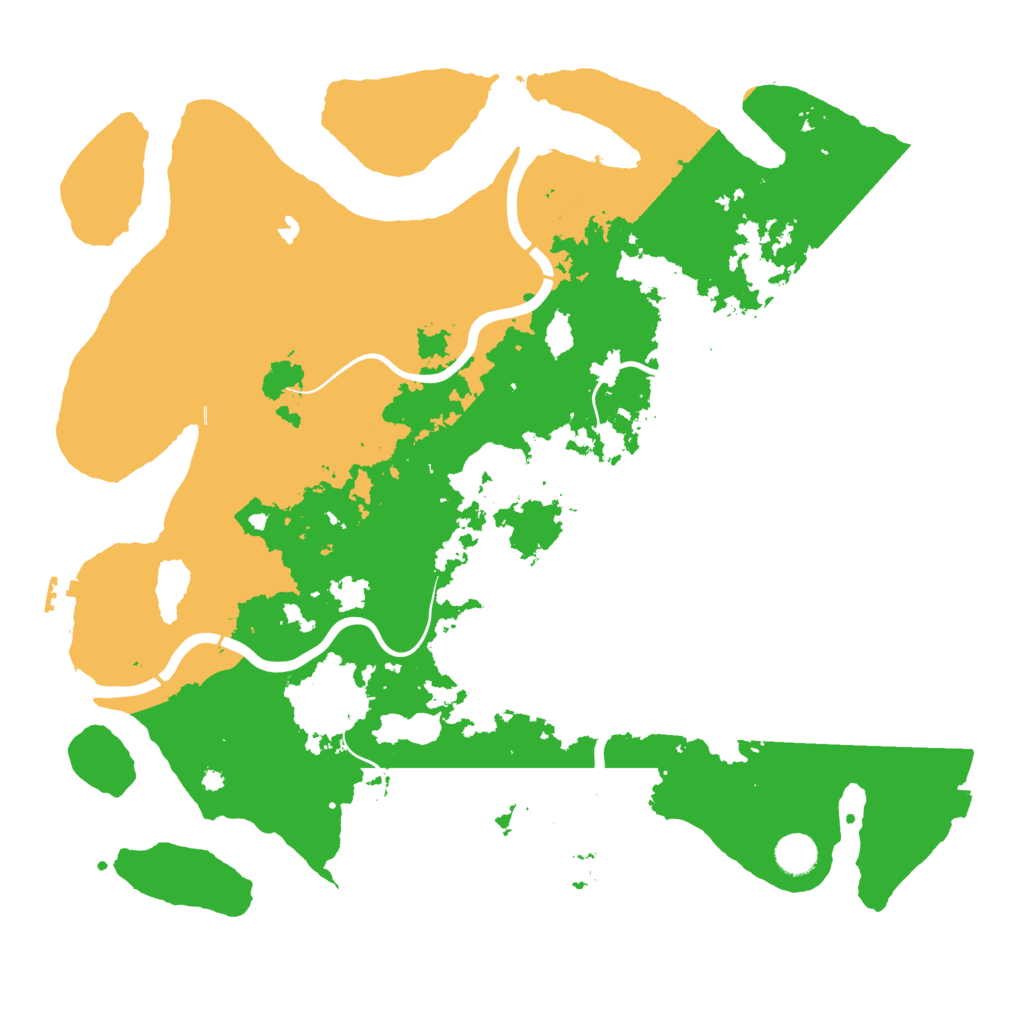 Biome Rust Map: Procedural Map, Size: 4300, Seed: 698992200
