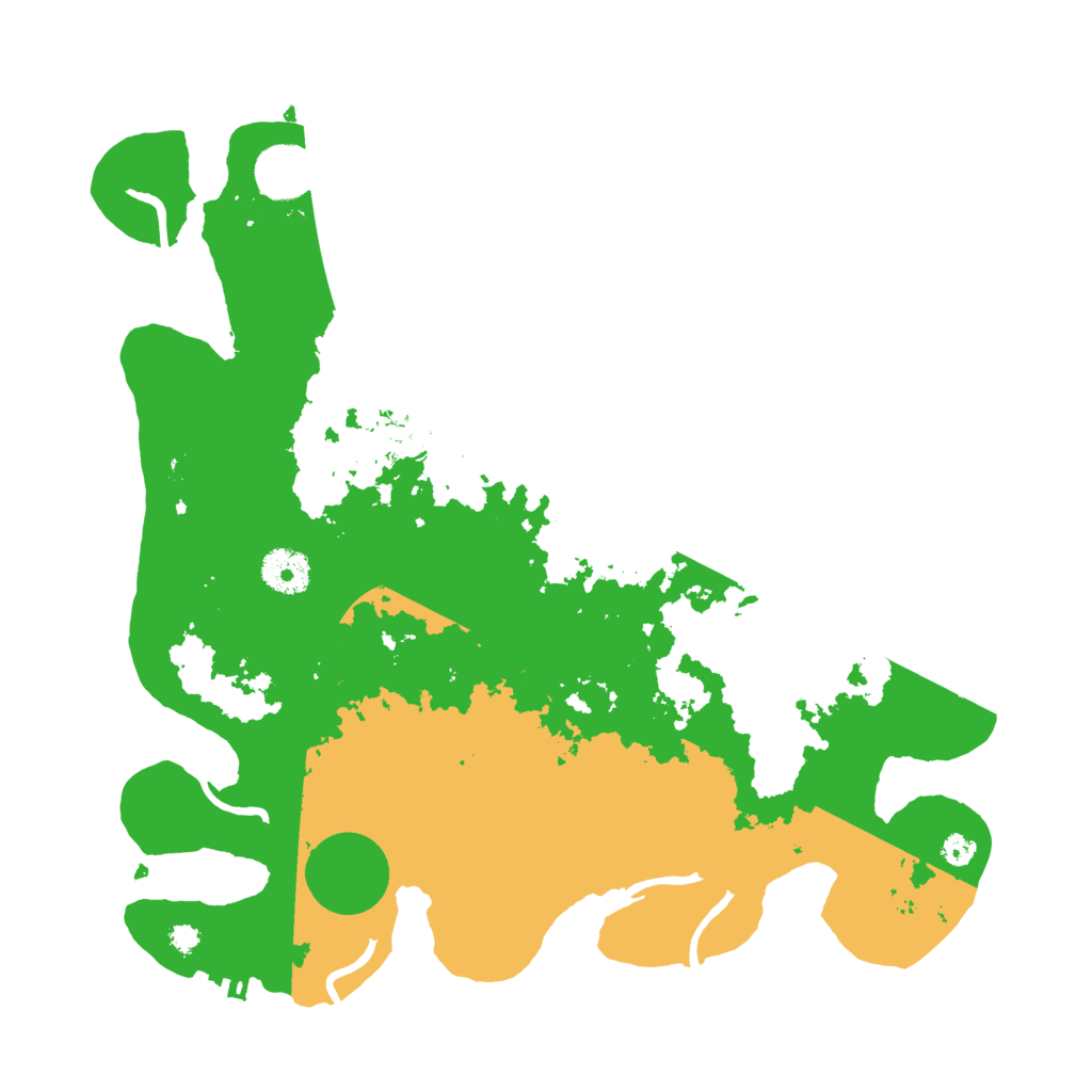 Biome Rust Map: Procedural Map, Size: 3500, Seed: 77301171