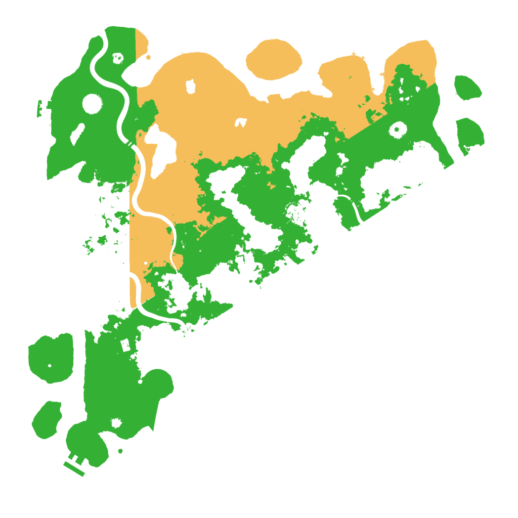 Biome Rust Map: Procedural Map, Size: 4569, Seed: 1711