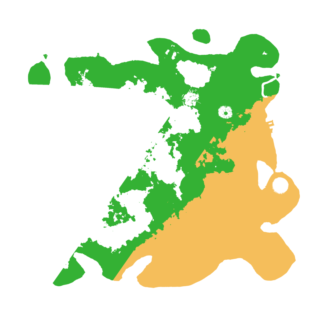 Biome Rust Map: Procedural Map, Size: 3500, Seed: 178742955