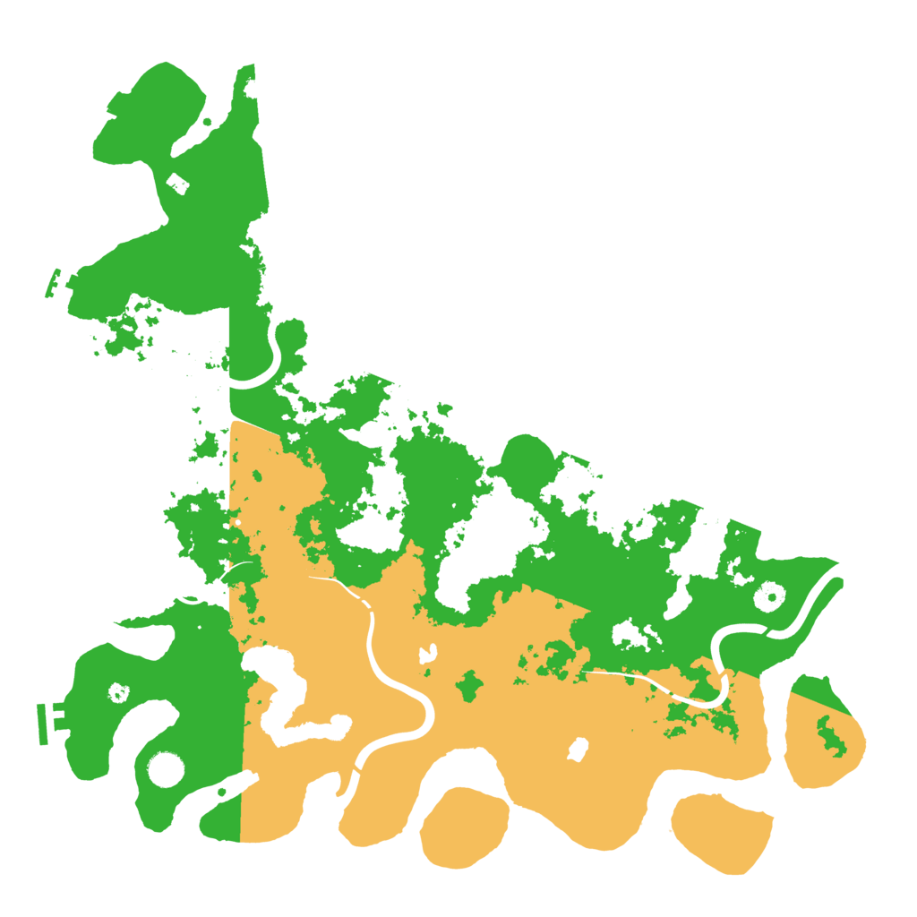 Biome Rust Map: Procedural Map, Size: 4500, Seed: 2015339603