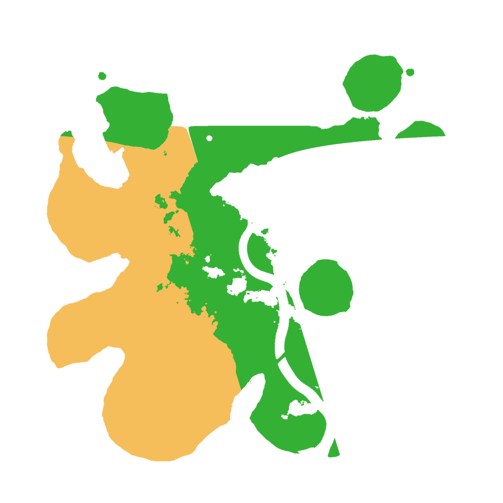 Biome Rust Map: Procedural Map, Size: 2500, Seed: 20900