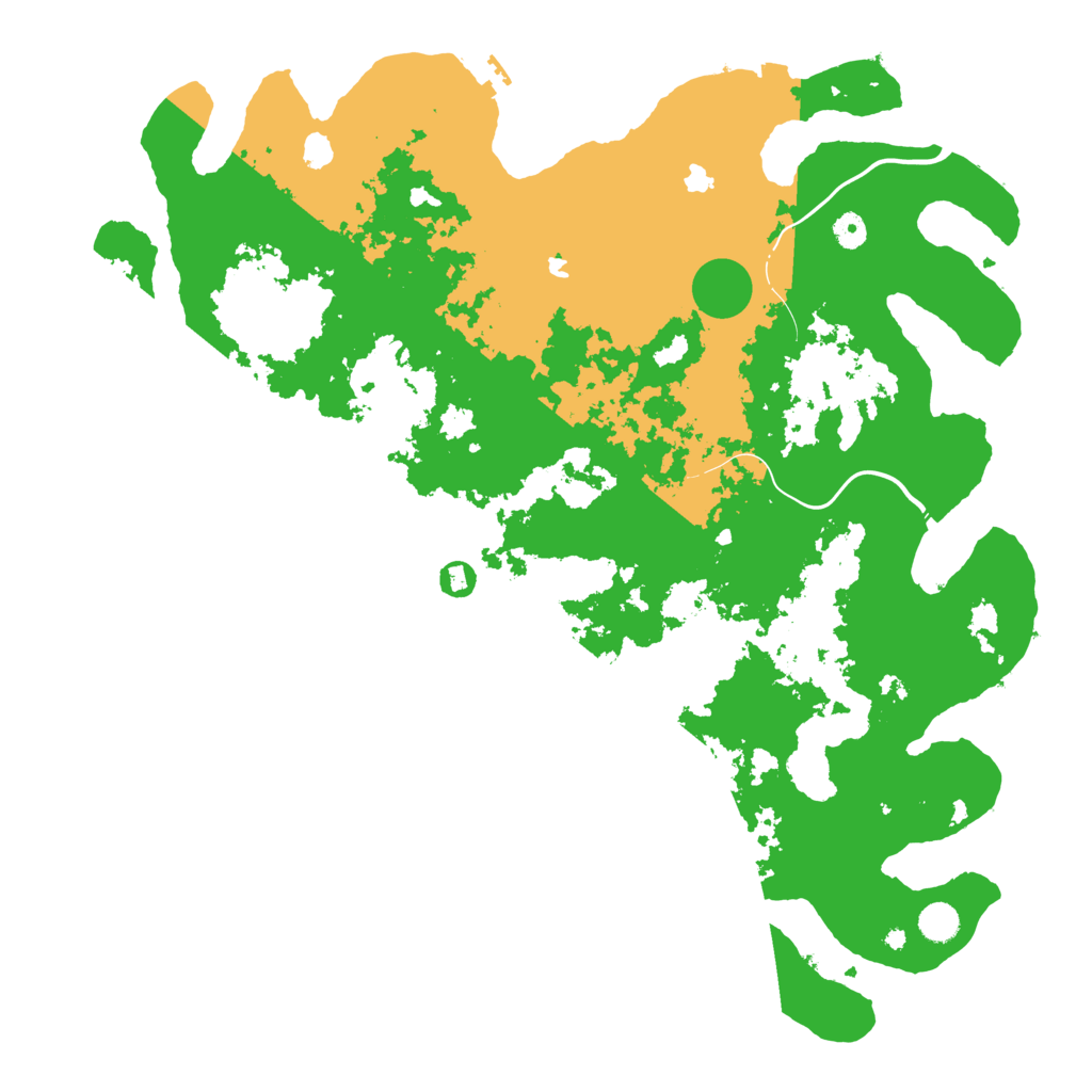Biome Rust Map: Procedural Map, Size: 4800, Seed: 206404617
