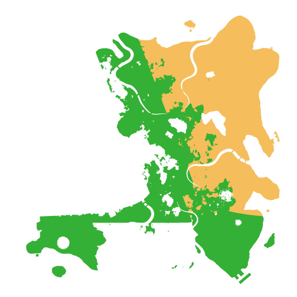 Biome Rust Map: Procedural Map, Size: 4250, Seed: 741026121