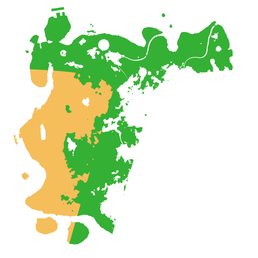 Biome Rust Map: Procedural Map, Size: 4100, Seed: 21706