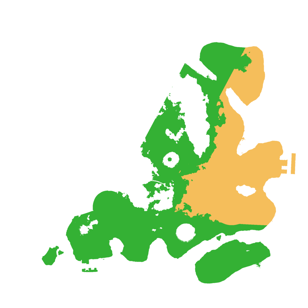 Biome Rust Map: Procedural Map, Size: 3000, Seed: 2092911958