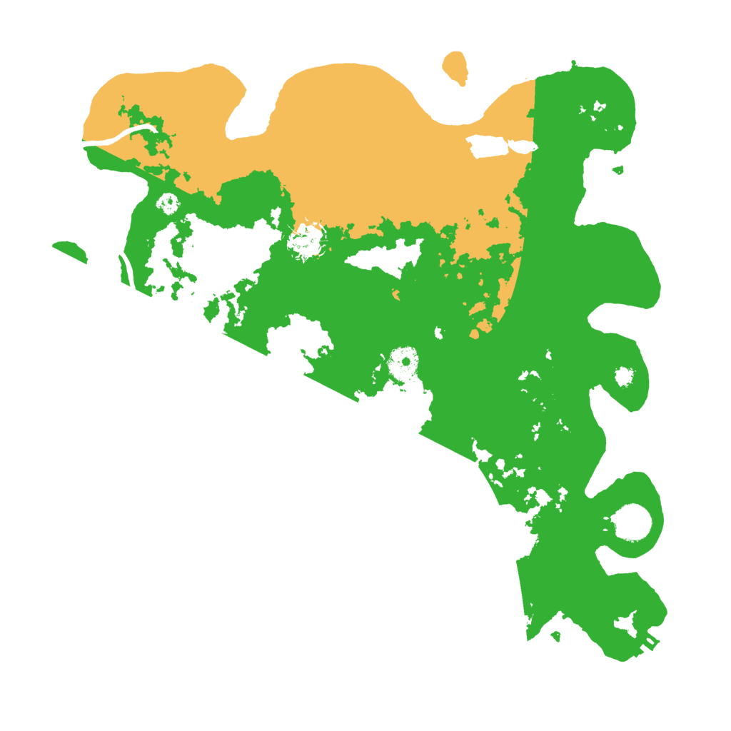 Biome Rust Map: Procedural Map, Size: 3500, Seed: 380497511