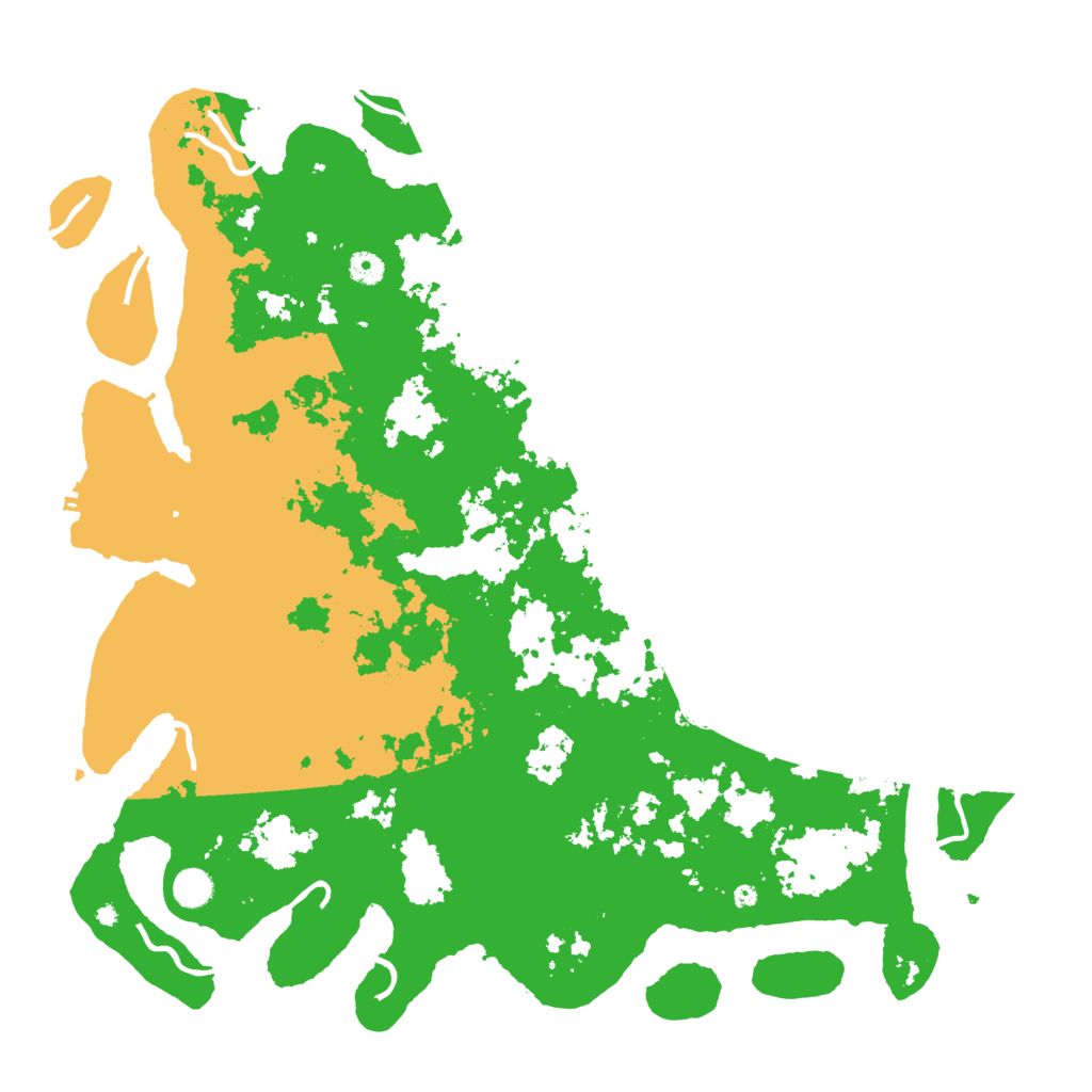 Biome Rust Map: Procedural Map, Size: 4800, Seed: 2140949352