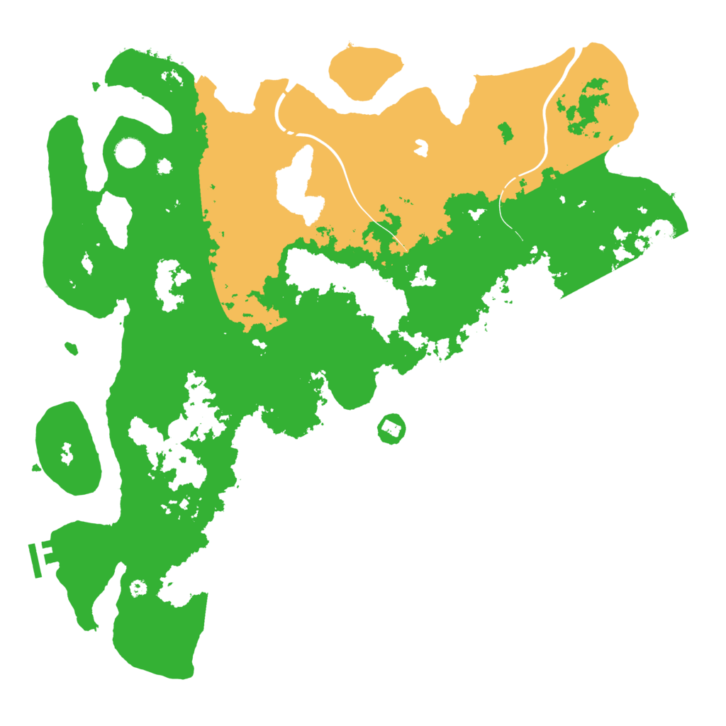 Biome Rust Map: Procedural Map, Size: 4250, Seed: 1174987160