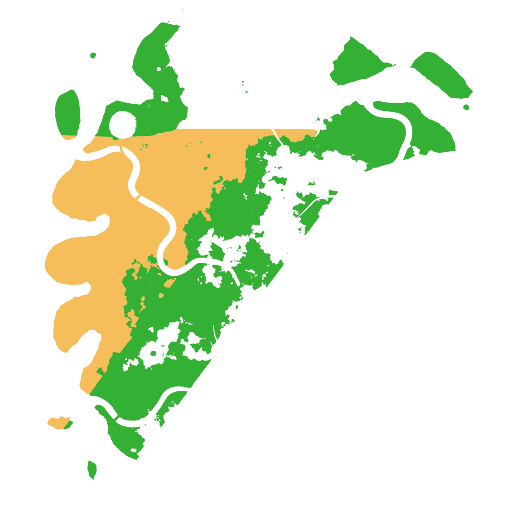 Biome Rust Map: Procedural Map, Size: 3500, Seed: 23123645