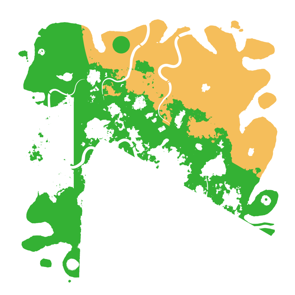 Biome Rust Map: Procedural Map, Size: 4500, Seed: 1103851285