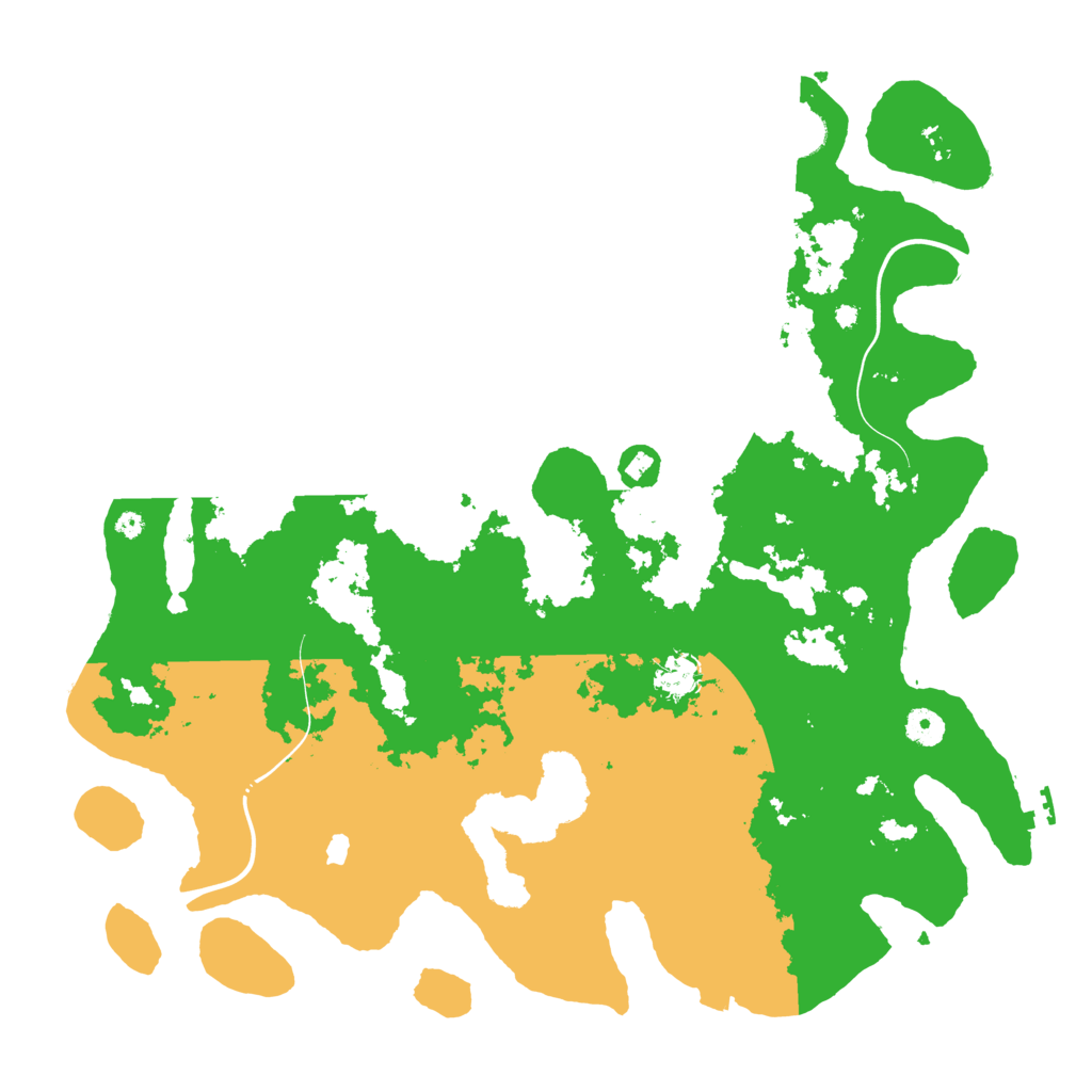 Biome Rust Map: Procedural Map, Size: 4300, Seed: 583357231