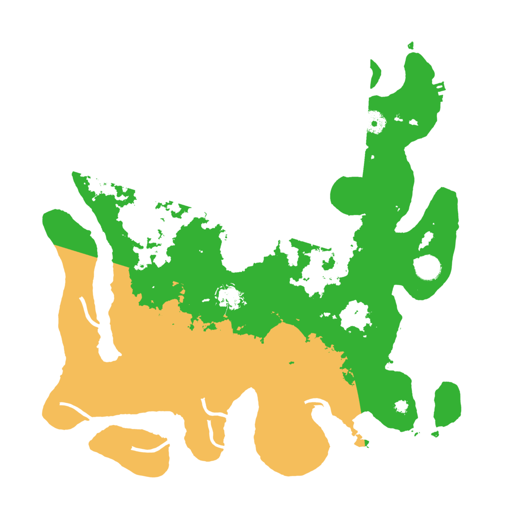 Biome Rust Map: Procedural Map, Size: 3500, Seed: 1221385624