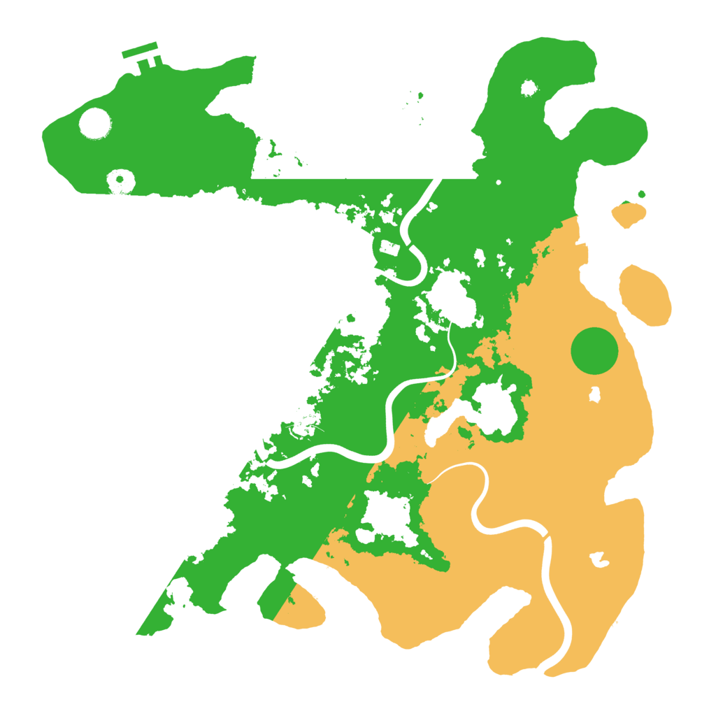 Biome Rust Map: Procedural Map, Size: 4000, Seed: 631349702