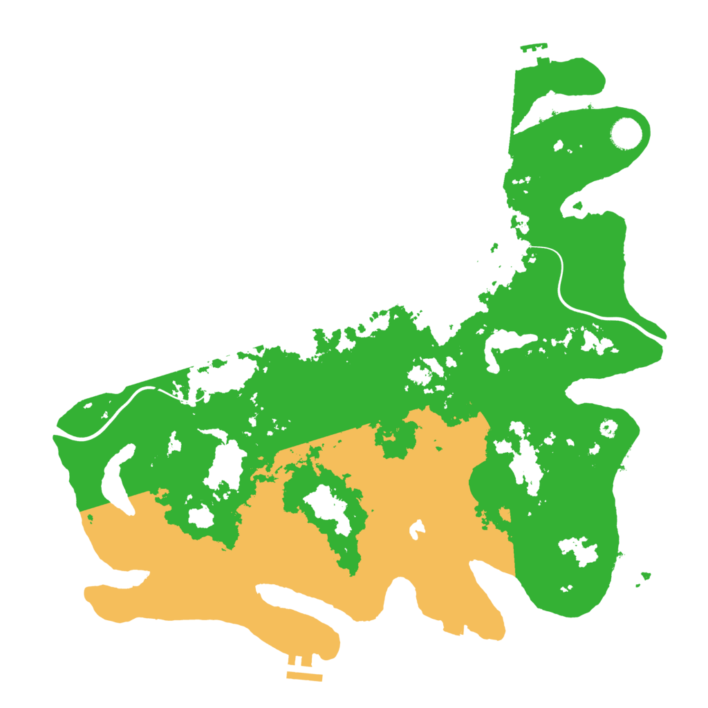 Biome Rust Map: Procedural Map, Size: 4000, Seed: 558746
