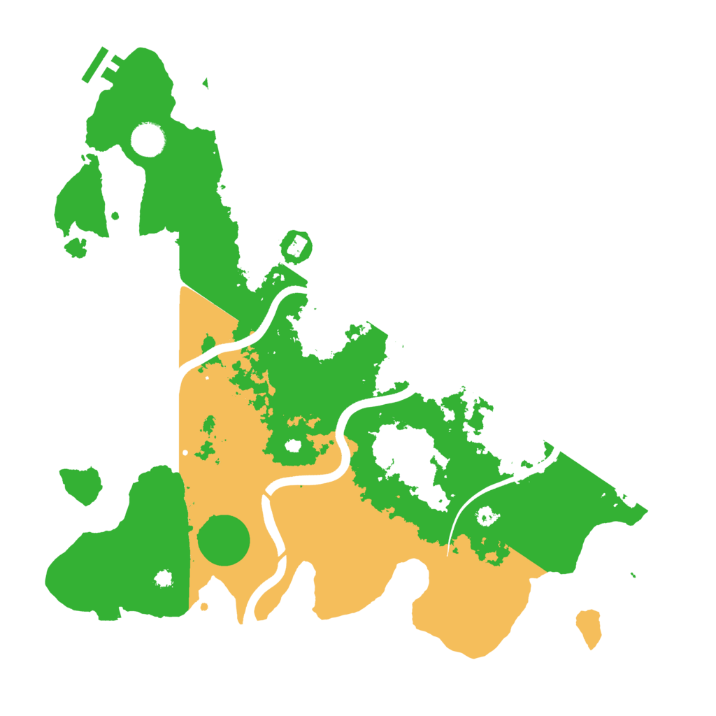 Biome Rust Map: Procedural Map, Size: 3700, Seed: 899962341