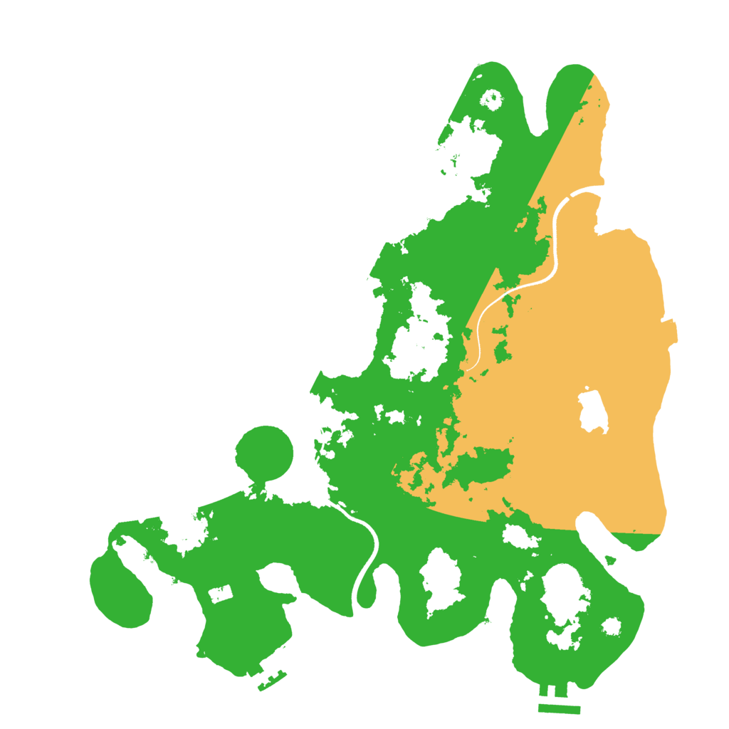 Biome Rust Map: Procedural Map, Size: 3500, Seed: 1843896440